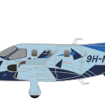 TBM 960 DÄHER 9H-MCFC peinture aéronautique aeronautical paint aerostyll design par by scheme designers