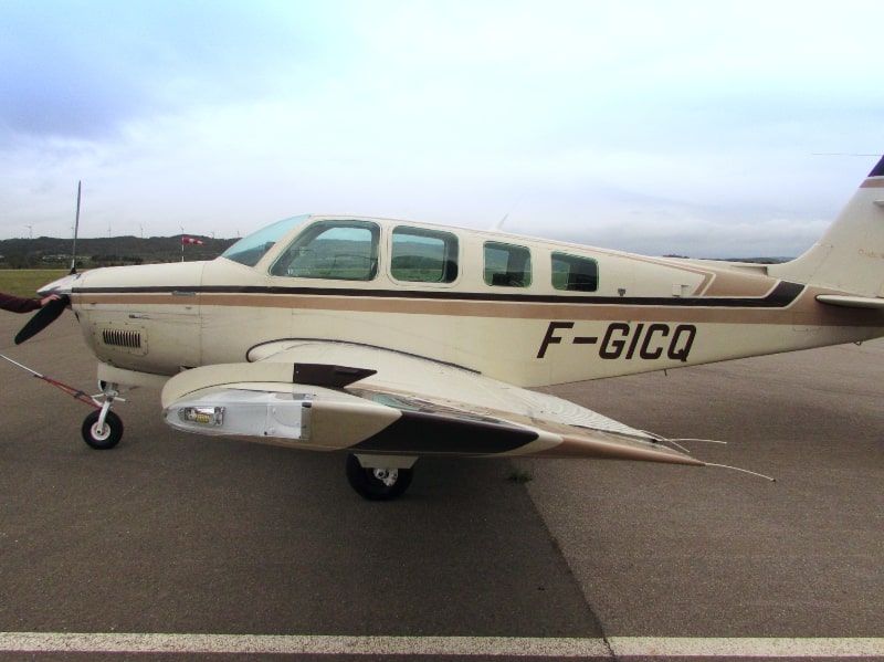 Beechcraft A36 AIR DG T7-FTW F-GICQ peinture aéronautique aeronautical paint aerostyll 3D model