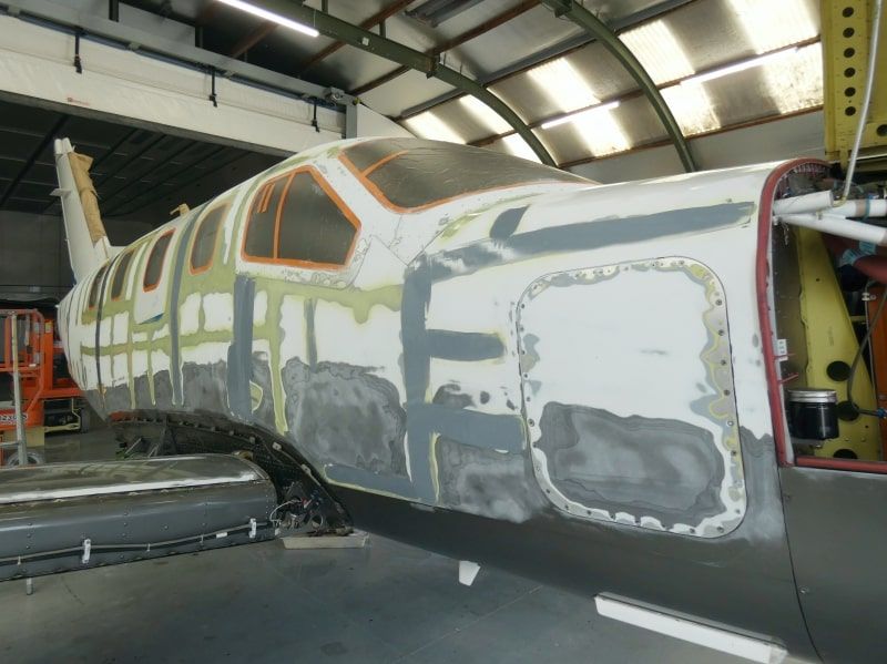 peinture aéronautique aeronautical paint aerostyll TBM 700 850 N67CA