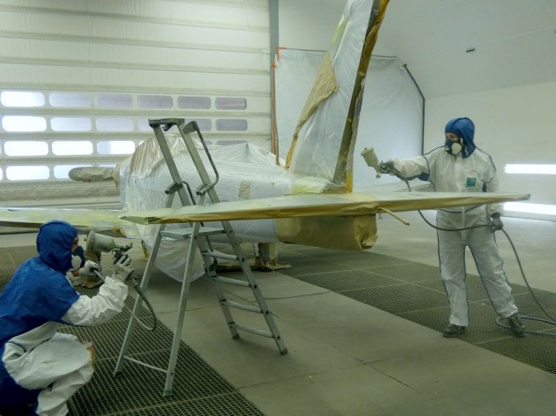 peinture aéronautique aeronautical paint aerostyll SIAI Marchetti F-GMHB