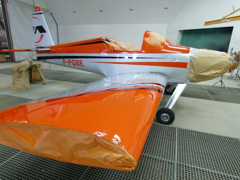 Van’s Aircraft RV7 F-PGBE peinture aéronautique aeronautical paint aerostyll