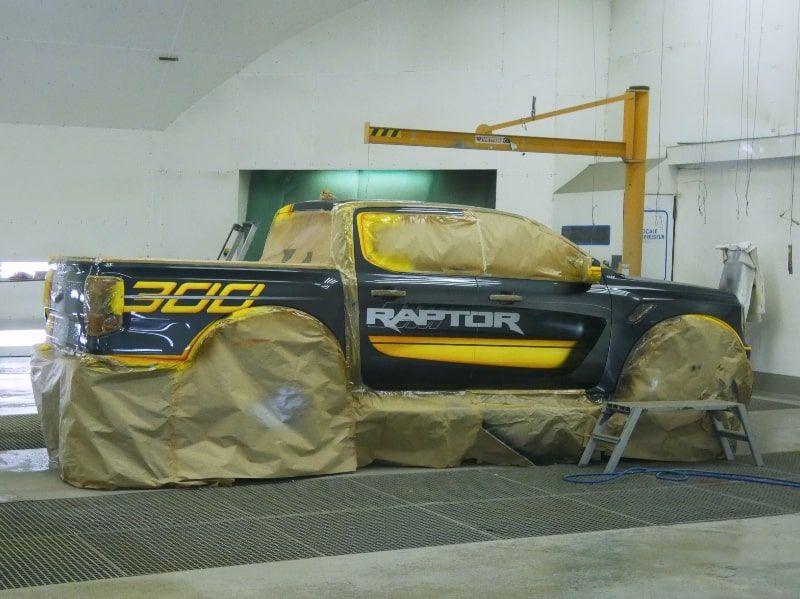 peinture aéronautique aeronautical paint aerostyll ford raptor company vehicle véhicule d'entreprise