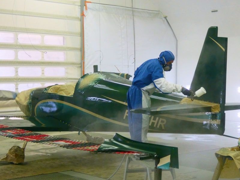 peinture aéronautique aeronautical paint aerostyll Van’s Aircraft RV7 F-PXHR