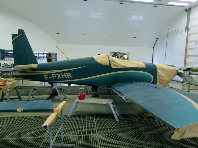 peinture aéronautique aeronautical paint aerostyll Van’s Aircraft RV7 F-PXHR