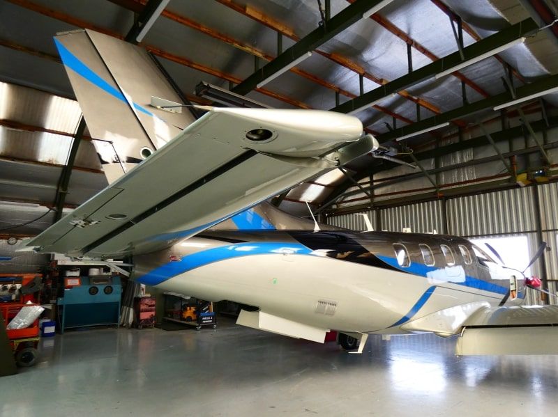 TBM 900 DÄHER N900FZ peinture aéronautique aeronautical paint aerostyll