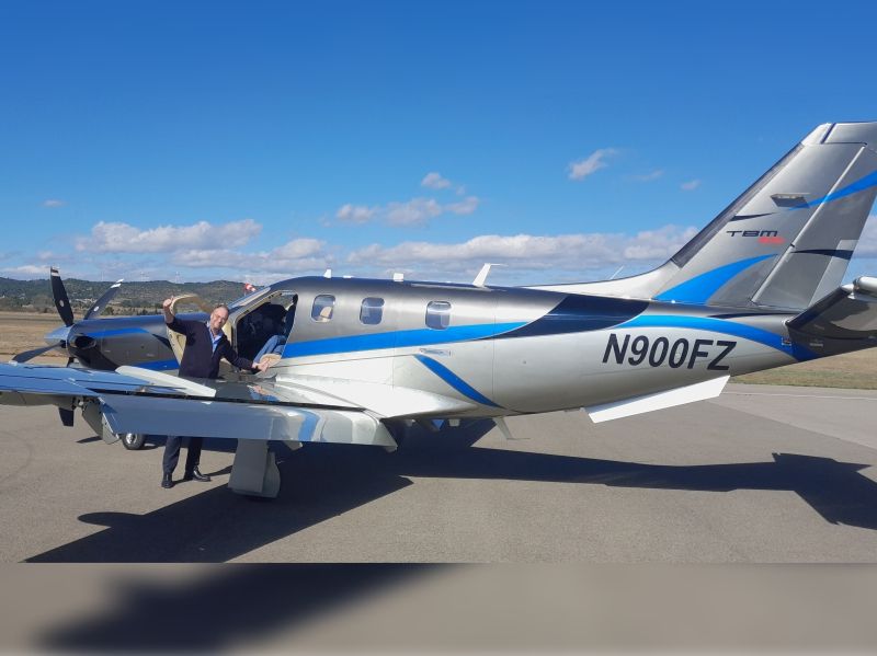 TBM 900 DÄHER N900FZ peinture aéronautique aeronautical paint aerostyll