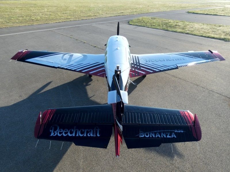 Beechcraft A36 AIR DG T7-FTW F-GICQ peinture aéronautique aeronautical paint aerostyll 3D model